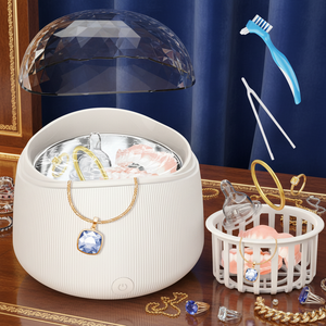 <span class=keywords><strong>Limpiador</strong></span> Ultrasónico Eléctrico para Alineadores Dentales, Retenedores y Protectores Bucales, 40kHz, Reutilizable, de Grado Médico, de Acero Inoxidable, para Uso Doméstico y en Automóviles - Product Image 1