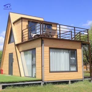 Cabaña Modular Prefabricada de Acero Ecológica y de Lujo, Portátil, para Vivienda Pequeña, Uso Hotelero, Contenedor Triangular Desmontable de 20 pies - Product Image 2