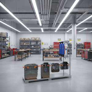 Système de Traitement de l'Eau pour Lavage de Voitures Est 10, Machine de Réutilisation Manuelle de l'Eau, Pompe Premium Iali200-Ri-M 500L/Heure, Garantie 2 Ans - Product Image 2