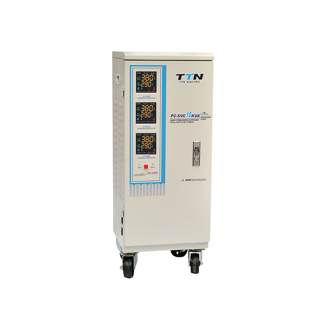SVC Three Phase 220V 380V 440V TNS 10kva 15kva 20kva 30kva 40kva Voltage Stabilizer 25KW 3 Phase Automatic Voltage Regulator
