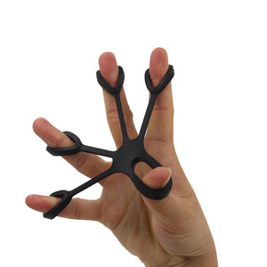 En gros, Appareil d'entraînement de la force des doigts en silicone, Renforceur de préhension élastique pour la main, Exerciceur de guitare pour patients - Product Image 4