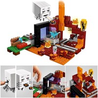 La mina del mundo subterráneo es compatible con los juguetes de rompecabezas para niños y los juguetes de bloques de construcción My World.
