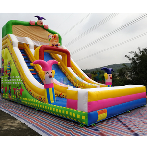 Estructura de Juego Premium, Casa de Brinco de PVC Colorida, Tobogán Inflable con Diseño de Payaso para Interiores y Exteriores - Product Image 2