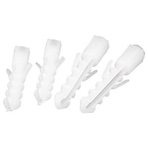 plastic expand tube wall plug grey expansion nail wall anchor nylon hammer drive pin