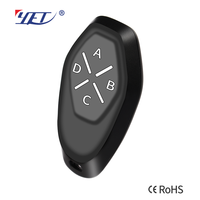 Télécommande de porte de garage sans fil intelligente RF à code roulant YET2212 433,92 MHz 12V 4 boutons portée 100m