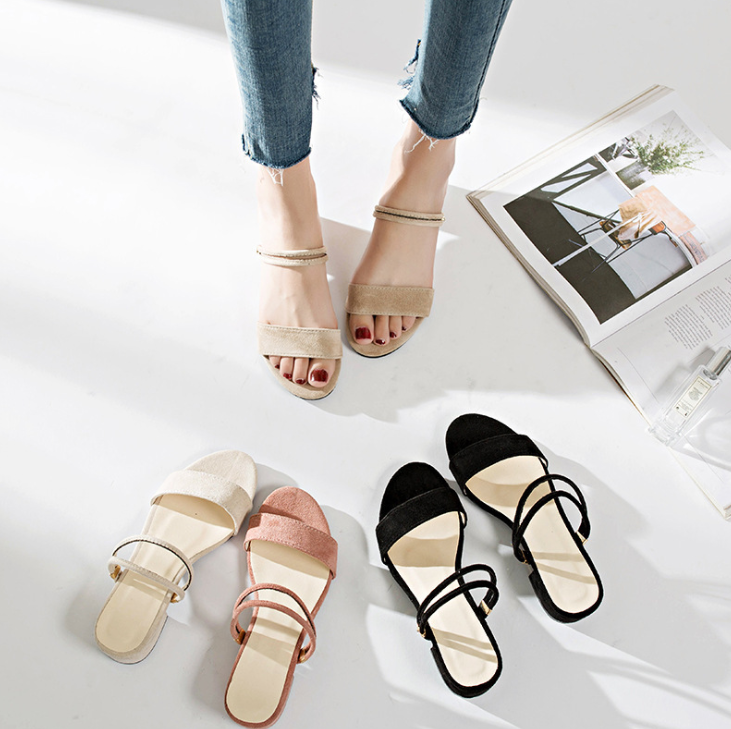 Ladies Sandals with Changeable Shoe Upper Wholesale Fashion
