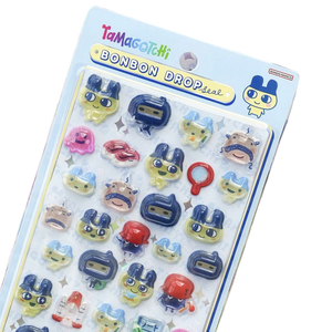 Pegatinas en relieve 3D de <span class=keywords><strong>Tamagotchi</strong></span> Adventure, versión japonesa de las antiguas pegatinas de personajes de dibujos animados - Product Image 2
