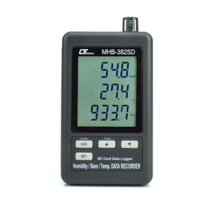 Good Price Humidity <b>Data</b> <b>Logger</b> MHB-382SD MHT-381SD 3 Channels Humidity <b>Temperature</b> Monitor Barometer <b>Data</b> Recorder - Product Image 3