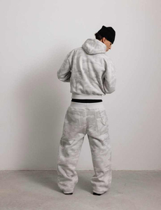 Eco-Friendly Custom Heavyweight Cotton <b>Camouflage</b> Hoodies and Pants Sweatsuits 2 Pieces Unisex Camo Printing Track Suit - Product Image 4