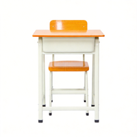 Chaise d'étudiant ergonomique moderne avec dossier en maille et crochet pour sac, hauteur réglable, soutien lombaire, pour l'école, la salle de classe et la formation