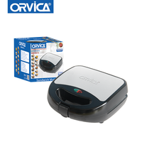ORVICA 13-en-1 Gaufrier Électrique et Machine à Sandwich avec Plaques Amovibles pour Gaufres Bulle, Donuts, Desserts Personnalisés de Noël ORM-88-13