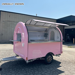 OEM Deep Fryer Cart Kitchen Outdoor Coffee <b>Trailer</b> Mobile Food <b>Car</b> Kiosk For Sale - Product Image 2