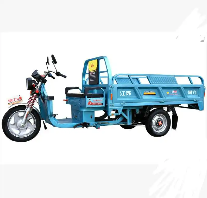 Factory Direct Sales Open Electric Motorcycle And Scooter Cargo For Adults With Three Wheels. Tricycle