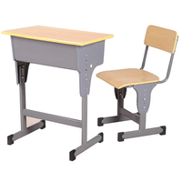 Ensemble bureau et chaise réglables en hauteur pour étudiants, mobilier scolaire pour salle de classe