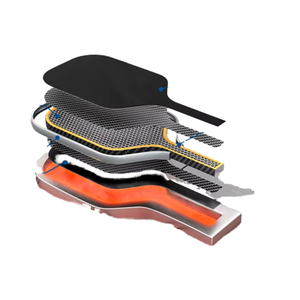 Fusion <span class=keywords><strong>Le</strong></span> Tùy Chỉnh Ngoài Trời Pickleball Mái Chèo Bộ Sợi Carbon Với 3K Biểu Tượng Tùy Chỉnh - Product Image 6