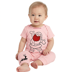 T-shirt en coton et élasthanne pour bébé et tout-petit, modèle vierge unisexe, vente en gros, directement de l'usine OEM - Product Image 1