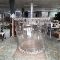 Transparence élevée et flexibilité de réacteur en verre organique acrylique personnalisable de taille pour des buts expérimentaux