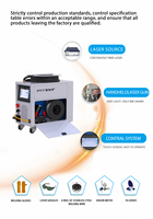 Machine de soudage laser à fibre portative 3-en-1 refroidie par air PA-1500 800W, soudage, nettoyage, découpe intégrés, prix compétitif