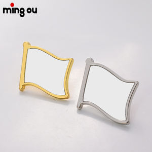 Pin de Solapa Personalizado, Insignias Metálicas de Aleación de Zinc Ecológico, Impresión por Sublimación/UV, Dorado/Plateado, Personalizable - Product Image 2
