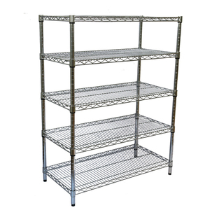 Manufacturer Heavy Duty Warehouse Shelving Storage Wire Mesh Rack 5 Layers