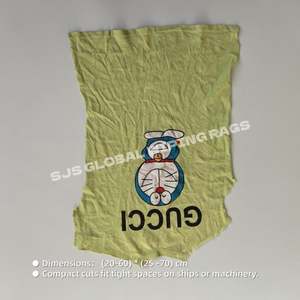 Trapos de limpieza industriales de algodón suave de colores variados, paños de limpieza marinos, trapos de limpieza. - Product Image 3