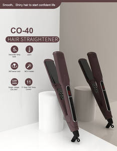 Plancha de pelo de hierro plano de 1,5 pulgadas, Placas flotantes de cerámica, alisador de cuidado del cabello y aparatos de peinado - Product Image 4