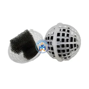 MBBR Media Plastic Bio Balls Bio Ball Media Filter para sistema Ras