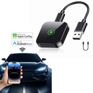 Adaptador CP/<span class=keywords><strong>AA</strong></span> 2 en 1 con cable a Carplay inalámbrico/Android Auto Ai Box con 1 año de garantía - Product Image 1