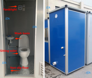 Baño Portátil Económico en Oferta, Prefabricado con Paneles Sándwich, Inodoro Móvil Pequeño - Product Image 4