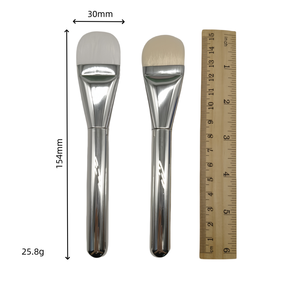 All'ingrosso della fabbrica testa rotonda <span class=keywords><strong>pennelli</strong></span> fondotinta viso argento a forma di lingua <span class=keywords><strong>per</strong></span> il trucco pennello <span class=keywords><strong>per</strong></span> liquidi creme - Product Image 4