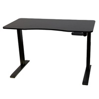 Bureau d'ordinateur électrique moderne à hauteur réglable et levage automatique Supports à double moteur en 2 étapes Support de rangement pour studio et bureau