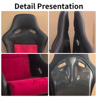 Sièges Baquet de Course EDDY en Fibre de Carbone de Haute Qualité pour Honda Civic Type R Civic Si EG EK9 EP3 FN2 FD2 FK2 FK8 FL5