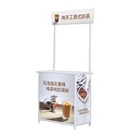 Présentoir promotionnel pliable et portable avec éclairage LED, durable, écologique et léger pour exposition