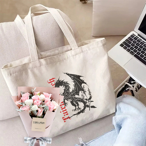 Bolso de Lona con Patrón de Tairneanach Empyrean, Bolsa de Hombro Personalizada para Viaje, Bolsa de Compras Reutilizable para Mujer, 1 Unidad - Product Image 5