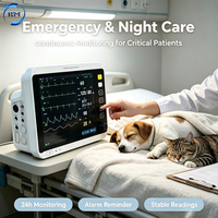 Moniteur de signes vitaux pour animaux à signal stable, moniteur patient vétérinaire pour le contrôle de la santé des animaux de compagnie en cliniques vétérinaires