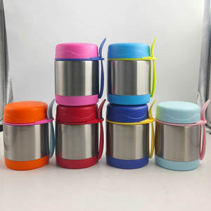 Termo personalizado de 350 ml para bebés, frasco de acero inoxidable para alimentos calientes, con cuchara y tenedor. - Product Image 6