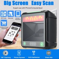 Escáner de Escritorio de Alta Velocidad de 1 Millón de Píxeles con Ventana Grande, Plug and Play, Fácil de Usar, para Supermercados y Tiendas