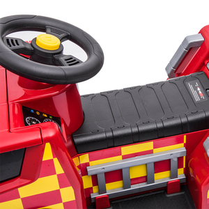 2-5 שנים קטן ילדים חשמלי לרכב על אש משאית ארבעה גלגל צעצוע מכוניות לילדים לנהוג - Product Image 5