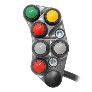 Interrupteur de guidon gauche pour Triumph Street Triple 765 R (Titane) - Product Image 1