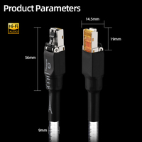 Kabel Patch Ethernet Cat8 ERUMPENT Kecepatan Tinggi 40Gbps Perak Sterling dengan Konektor PIN Berlapis Emas Rj45 PVC untuk Monitor Komputer Hifi