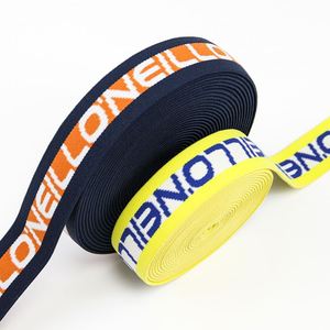 Bande élastique en nylon de 1,5 pouce, jacquard, douce, épaisse, personnalisée, imprimée, de marque, à la mode, ruban jacquard tissé épais - Product Image 5
