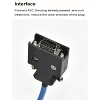 Câble de programmation et de débogage industriel JZSP-CMS02 en cuivre isolé PVC IP44 pour servomoteurs Yaskawa Sigma-II -III Série SGDH