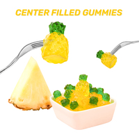 Amos Custom Private Label Assorted Bulk Candy Filled Fruit Gummy Candy Chinese Wholesale Jelly Soft Candy Supplier