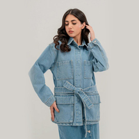 Veste en jean décontractée pour femmes grandes tailles, style archivé, coupe ample, design jeune, pour l'automne et l'hiver