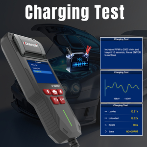 Nhà máy hàng đầu konnwei Pin Xe Tester 12V 24V 10-2000cca chì axit Pin konnwei kw700 alternator Tester tải Tester - Product Image 4