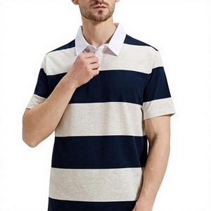 Meilleures ventes : Tissu piqué tricoté de haute qualité, anti-plis, avec logo personnalisé, 50% Coton/50% Polyester, 220 GSM, style décontracté, design et taille sur mesure - Product Image 2