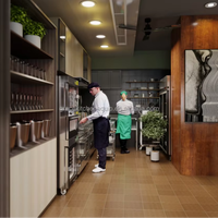 Équipement commercial de cuisson au gaz d'acier inoxydable de cuisine de restauration rapide pour des hôtels et des restaurants