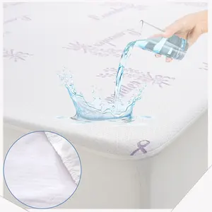 Hot Sale Lavender Air Layer Waterproof Bed Cover Mattress Protector King Size