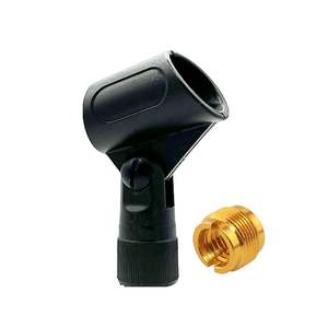 Support de microphone réglable 5-en-1 pour batterie, avec anneaux de fixation pour micros de caisse claire, accessoires pour batteurs - Product Image 3