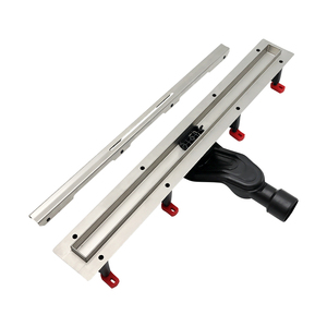 <span class=keywords><strong>Drain</strong></span> de plancher de douche linéaire en acier inoxydable rotatif 360 moderne avec base de joint d'eau de sortie de siphon <span class=keywords><strong>Drain</strong></span> de douche linéaire mince - Product Image 3